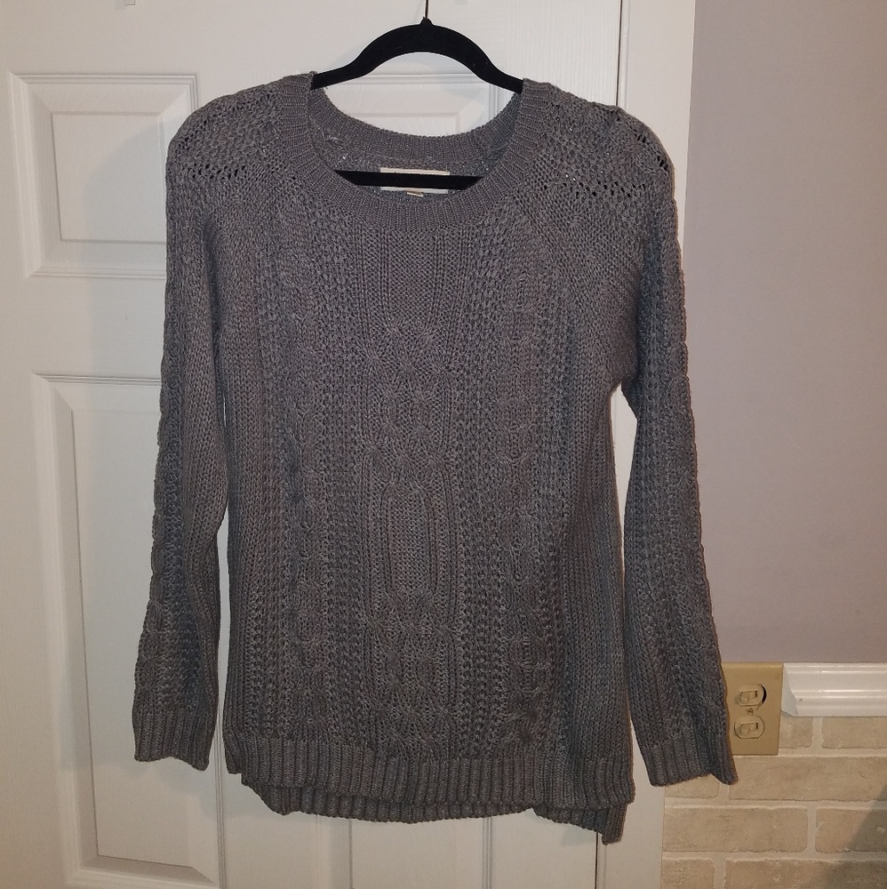 Gray sweater
